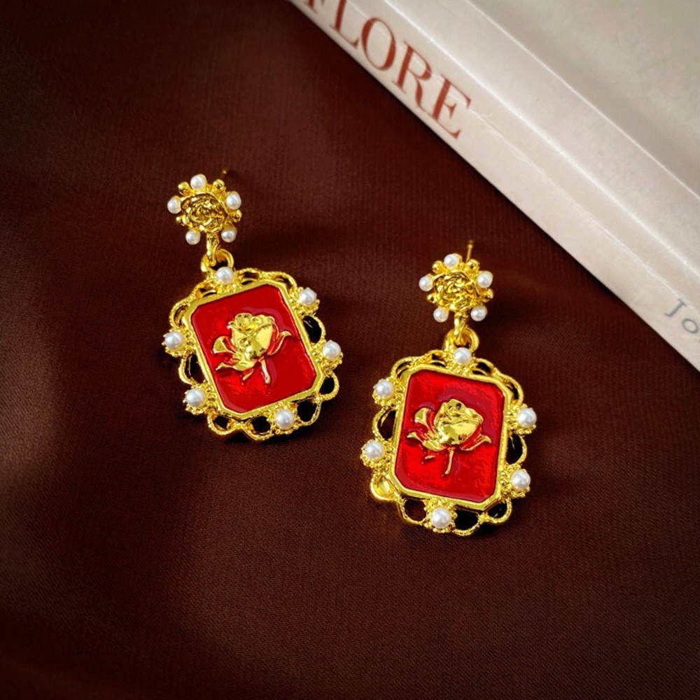 Medieval vintage earrings, women's earrings, designer craftsmanship